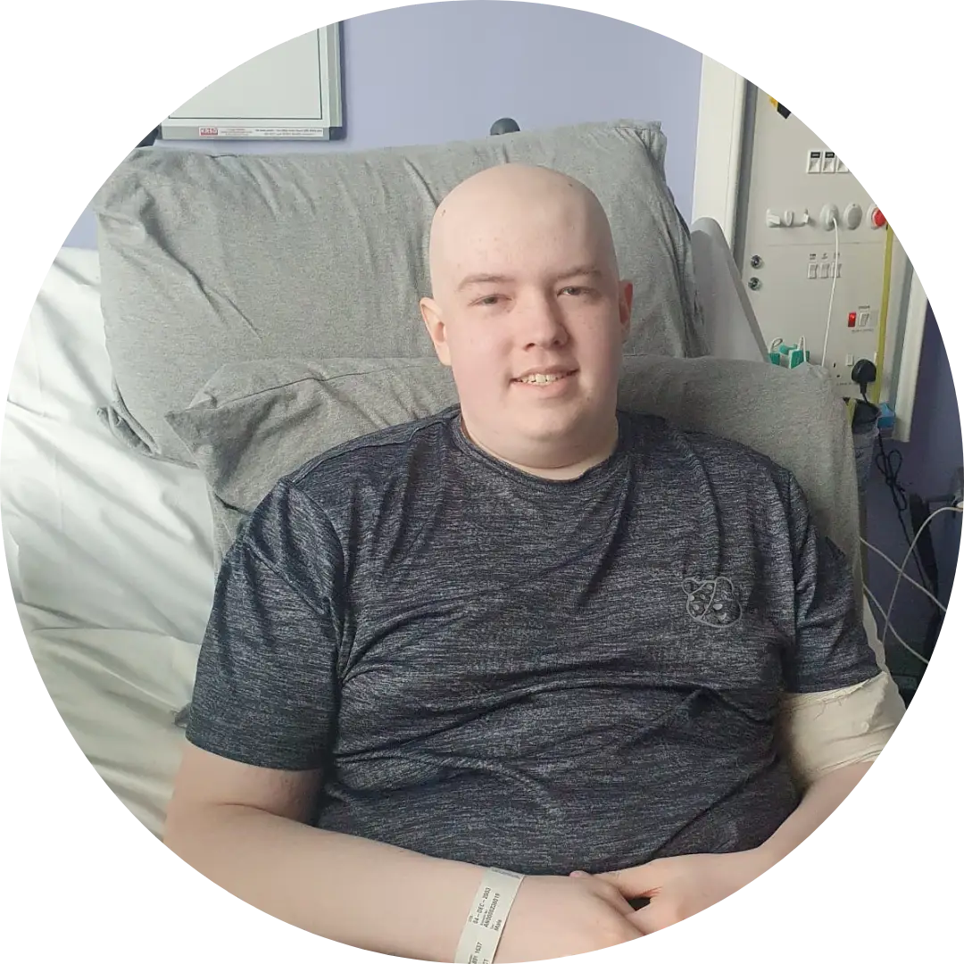Luke Thomas supporter of Clatterbridge Cancer Charity