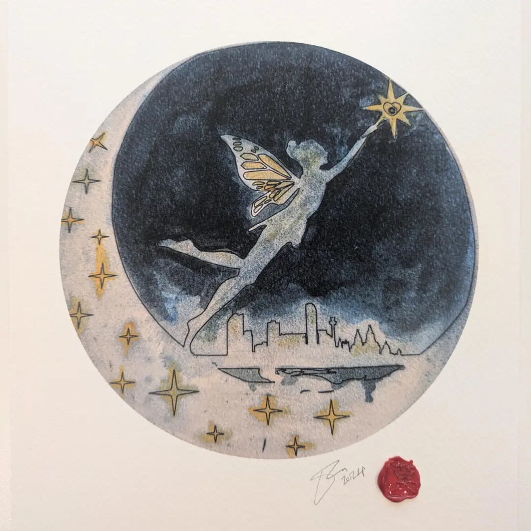 Emma Rodgers Fairy print for Clatterbridge Cancer Charity