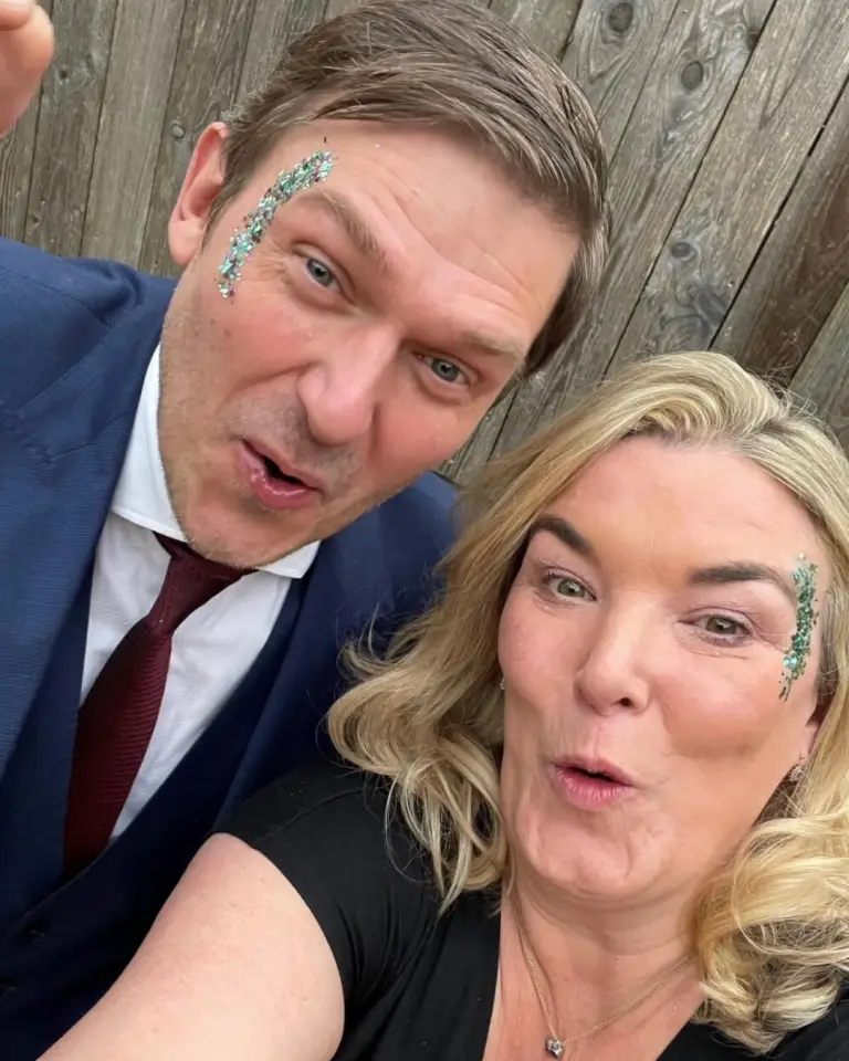 Fiona Hornsby and husband